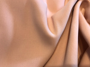 Peach Fleece Armani 100% Wool.   1/4 Metre Price