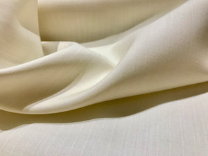Cream 80% Wool & 20% Mohair Pinstripe    1/4 meter price