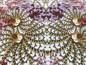 Designer Stunning Sequins 100% Viscose Knit.    1/4 Metre Price