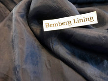 Load image into Gallery viewer, Vintage Royal Blue prewashed Bemberg Lining.    1/4 Metre Price