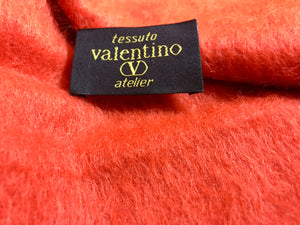 Exclusive Designer Orange 70% Wool 15% Mohair 15% Alpaca Coating