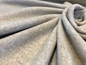 Recycled Brushed Jersey Almond.  1/4 Metre Price