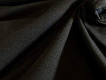 Load image into Gallery viewer, Black Cotton knit 2 way stretch. 95% Cotton 5% Elastane      1/4 Metre Price