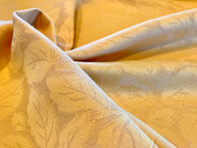 Load image into Gallery viewer, Yellow Leaves 100% Polyester Jacquard Home Decor.     1/4 Metre Price