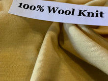 Load image into Gallery viewer, Lamplight Yellow 100% Wool Double Knit.   1/4 Metre Price