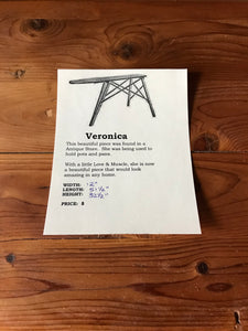 Veronica Antique Ironing Board Table