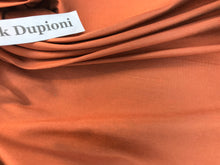Load image into Gallery viewer, Deep Russett 100% Dupioni Silk.   1/4 Metre Price