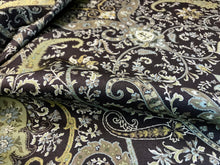 Load image into Gallery viewer, Heathrow Green Byzance 100% Cotton Home Dec.    1/4 Metre Price