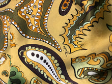 Load image into Gallery viewer, Designer Silk Paisley Infinity Scarf