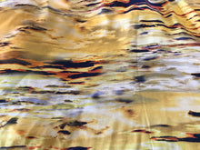 Load image into Gallery viewer, Designer Yellow Horizons 100% Silk Georgette      1/4 Meter Price