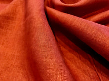 Load image into Gallery viewer, Persimmon 100% Linen.   1/4 Metre Price