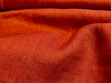Load image into Gallery viewer, Persimmon 100% Linen.   1/4 Metre Price