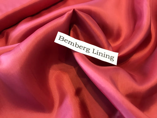 Coral Bells Pink Bemberg Lining     -      1/4 Meter Price