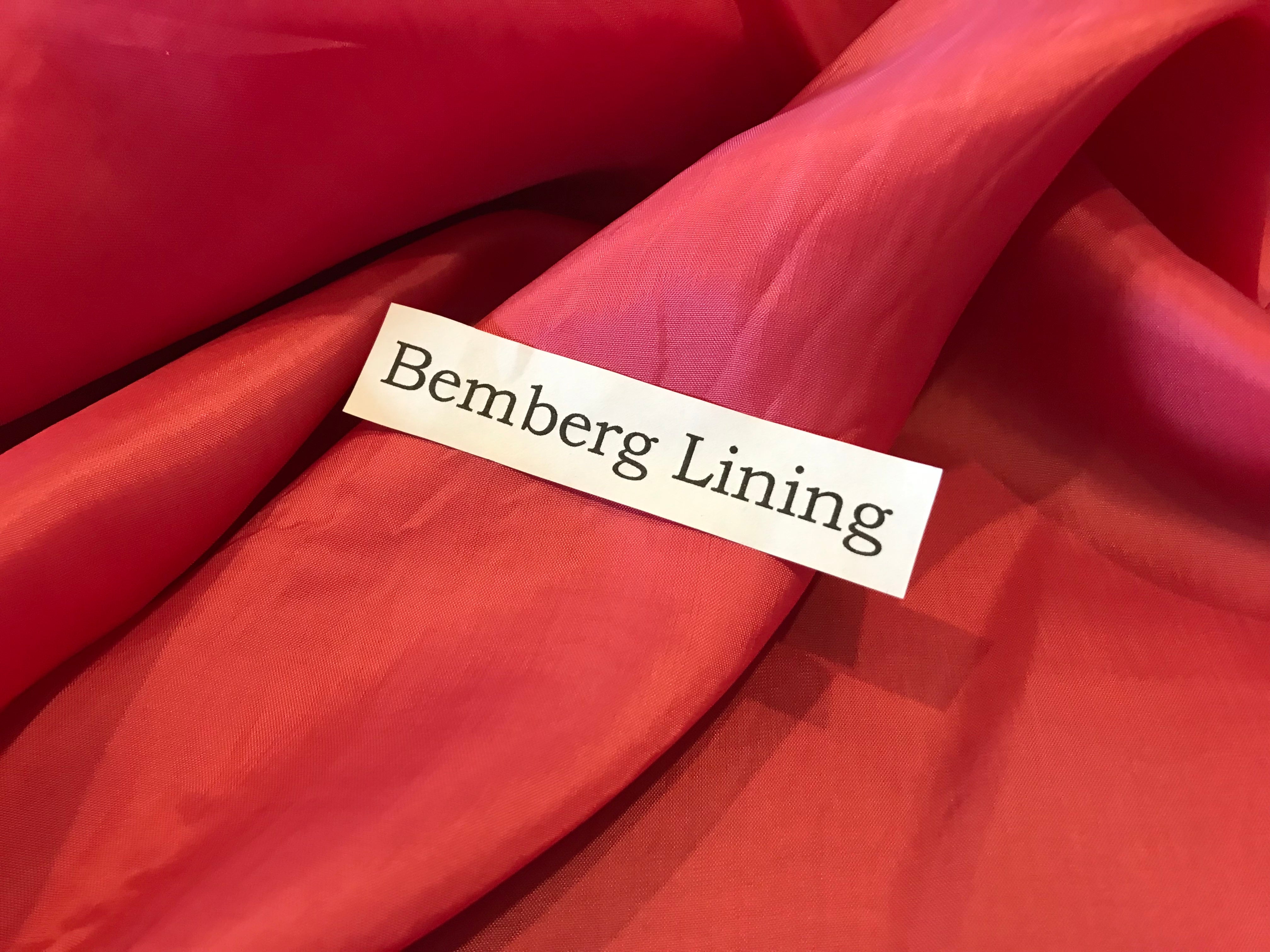 Cupro Lining Fabric - Hot Pink - 0.5 metre
