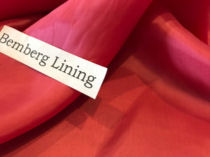 Warm Pink Bemberg Lining        -       1/4 Meter Price
