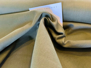 Light Green Sueded 10oz Cotton Twill.   1/4 Metre Price