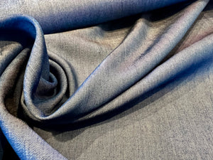 Lyocell Dark Denim Blue Lightweight Denim.    1/4 Metre Price