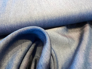 Lyocell Dark Denim Blue Lightweight Denim.    1/4 Metre Price