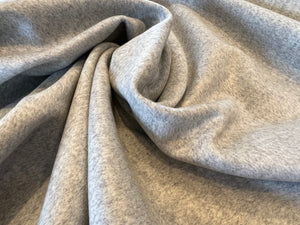 Designer  Speckled Grey 30% Cashmere 70% Wool Coating.      1/4 Metre Price