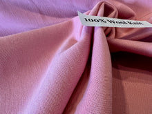 Load image into Gallery viewer, Bubblegum Pink 100% Wool Double  Knit 50% Off!!!!    1/4 Metre Price