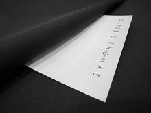 Load image into Gallery viewer, Black  100% Wool Gabardine     1/4 Metre Price