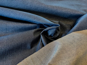 Denim Blue Italian Denim 68% Cotton 30% Polyester 2% Elastane.   1/4 Metre Price