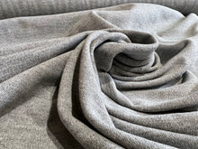 Load image into Gallery viewer, Designer Grey Marl 100% Cotton Stretch Petit Pique Tubular Knit. 1/4 Meter Price