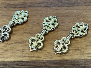 Gold Metal Clasp 1 3/4" Wide.   Price per Clasp