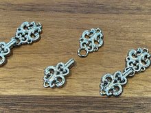 Load image into Gallery viewer, Silver Metal Clasp 1 3/4&quot; Wide.   Price per Clasp