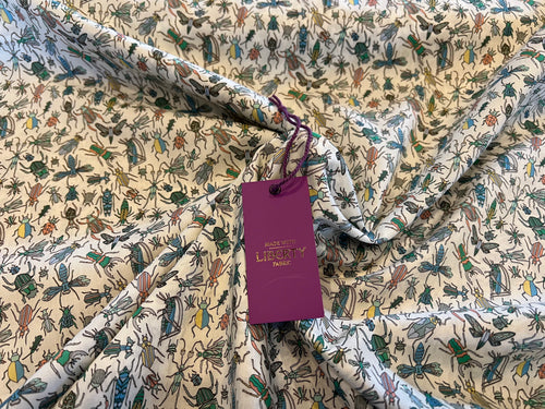 Liberty Legs Eleven Aqua 100% Cotton Tana Lawn.  1/4 Metre Price
