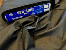 Load image into Gallery viewer, Black Sew Sure Soft Non-Fusible Interfacing.   1/4 Metre Price