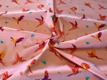 Load image into Gallery viewer, Playful Parrots 100% Cotton Poplin.   1/4 Metre Price