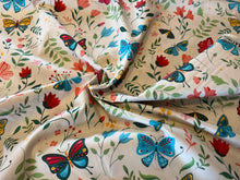 Load image into Gallery viewer, Butterfly Path 100% Cotton Poplin.   1/4 Metre Price