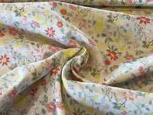 Load image into Gallery viewer, Pink &amp; Lime 100% Cotton Voile.   1/4  Metre Price