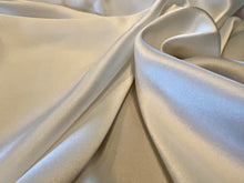Load image into Gallery viewer, Eggshell 100% Silk Charmeuse.   1/4 Metre Price