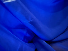 Load image into Gallery viewer, Royal Blue 100% Silk Georgette.   1/4 Metre Price