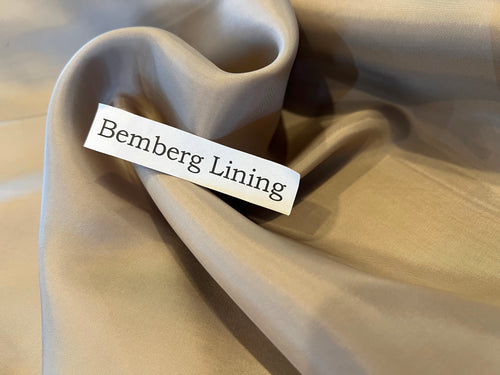 Archive Grey 100% Bemberg Lining  -      1/4 Meter Price