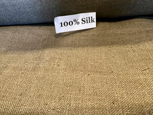 Load image into Gallery viewer, Brentwood Green 100% Silk Tussah Suiting. 1/4 Meter Price