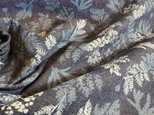 Load image into Gallery viewer, Winter Leaves 100% Cotton Denim.    1/4 Metre Price
