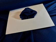 Load image into Gallery viewer, Navy Blue knit 2 way stretch. 95% Cotton 5% Elastane      1/4 Metre Price