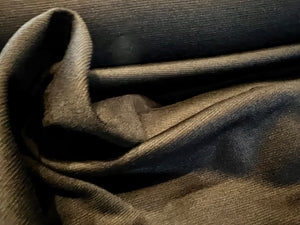 Designer Midnight Navy 90% Wool 10% Cashmere Knit.   1/4 Metre Price