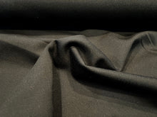 Load image into Gallery viewer, Black Ponte di Roma Knit 68% Viscose 27% Nylon 5% Spandex.  1/4 Meter Price