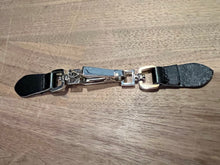 Load image into Gallery viewer, Silver Metal &amp; Leather Clasp.   Price per Clasp