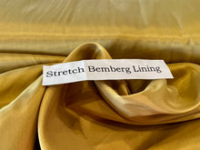 Load image into Gallery viewer, Golden Nugget Stretch Bemberg Lining     1/4 Meter Price