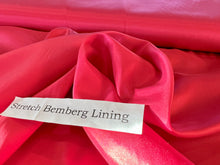 Load image into Gallery viewer, Muted Fuchsia Stretch Bemberg Lining     1/4 Meter Price