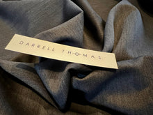 Load image into Gallery viewer, Denim Blue &amp; Grey Heathered 100% Wool Gabardine Suiting.   1/4 Metre Price