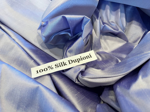 Violet Iris Shot 100% Silk Dupioni.      1/4 Meter Price