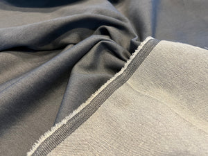 Grey Super Soft Denim 78% Cotton 21% Polyester 1% Spandex. 1/4 Metre Price