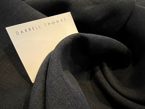Black Italian Handkerchief Linen.   1/4 Metre Price