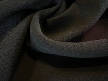 Load image into Gallery viewer, Black 100% Silk Crinkle Georgette.   1/4 Metre Price